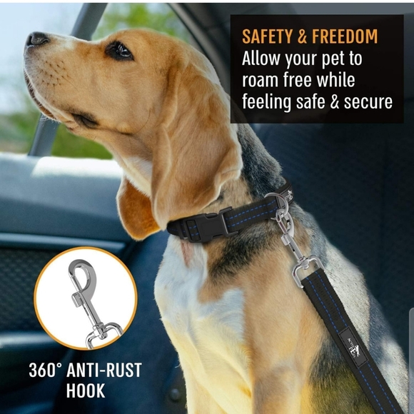 Active Pets Dog Car Harness - Pack of 2 Dog Seatbelts for Cars, Trucks, Travel - Picture 5 of 11